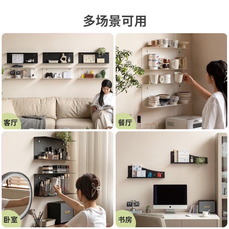 壁挂收纳架现代简约杂志置物架客厅整理组合展示架